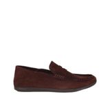 HOTİÇ Erkek Süet Deri Kahverengi Comfort Loafer Ayakkabı