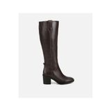 Hotiç Kadın Deri Kahverengi Kalın Topuklu Çizme
