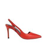 HOTİÇ Kadın Deri Kırmızı Sivri Burunlu İnce Topuklu Stiletto