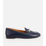 Hotiç Kadın Deri Lacivert Toka Detaylı Klasik Loafer