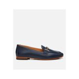 Hotiç Kadın Deri Lacivert Tokalı Klasik Loafer
