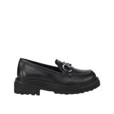 Hotiç Kadın Deri Siyah Tokalı Yüksek Tabanlı Klasik Loafer