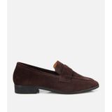 Hotiç Kadın Süet Deri Kahverengi Yumuşak Dokulu Klasik Loafer 01ayh312410a480 01ayh312410a480 Kahverengi