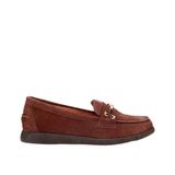 Hotiç Kadın Süet Deri Kahverengi Yumuşak Tabanlı Comfort Günlük Loafer