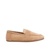 HOTİÇ Kadın Süet Deri Pudra Yumuşak Dokulu Klasik Loafer