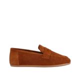 HOTİÇ Kadın Süet Derii Taba Yumuşak Dokulu Günlük Loafer