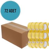 Hotmelt Bant 45MM x 100 cm Yüksek Kaliteli Kopmayan Bant, Koli Bandı, Taşınma Bandı - Sarı - 72 Adet