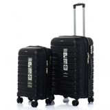 Hotowa Gold PP 8010 Siyah TSA Kilitli İkili Valiz Seti