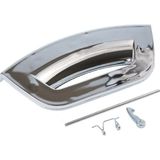 Hotpoint Ariston Uyumlu FMD943BXEU - FMF823BXTKM Çamaşır Makinesi Kapak Mandal Tutamağı İNOX