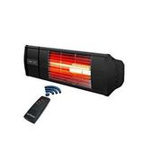 Hottable Supreme Plus 2000 Watt Uzaktan Kumandalı Isı Kademeli İnfrared Dış Mekan Isıtıcı Siyah