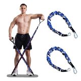 HOTWAVE Taşınabilir Spor Salonu için Direnç Bantları,Push Up Board ve Pilates Bar Değiştirme Yedekleme Egzersiz Bandı. Güvenlik Bezi Kapağı, Squat Egzersizi, Kuvvet Eğitimi Fitness Aksesuarları