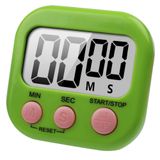 Houdian Büyük LCD Ekran Dijital Pişirme Zamanlayıcı Mutfak Zamanlayıcı Geri Sayım ve Kronometre ile. Yemek pişirme, Fitness, Çocuk Çalışması İçin Büyük Bip Sesli Alarm (YEŞİL)