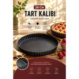 House Bird 28 Cm Granit Tart Kalıbı Yapışmaz Yuvarlak Turta Kek Pasta ve Kiş Pişirme Kalıbı