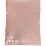 House Of Pack Renkli Kargo Poşeti - 35X45 cm - Rose - 100 Adet ' Hello I'm Yours ' Baskılı