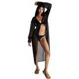 House of Silk 2022ROBES004 Noa Pareo, Siyah, L