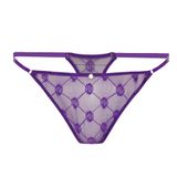 House of Silk Ivy Tanga Kadın Tanga, Mor, XL