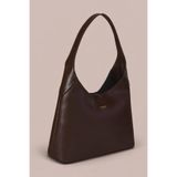 Housebags Hudson Omuz Çantası - Structured Siluet, Koyu Espresso Kahverengi