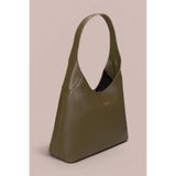 Housebags Hudson Omuz Çantası - Structured Siluet, Koyu Zeytin
