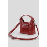 Housebags Kırmızı Fiyonk Aksesuarlı Uzun Askılı Minimalist Omuz Çantası 283
