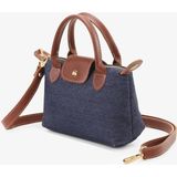 Housebags Kot Denim Kadın Çok Yönlü Pu Deri Çapraz Asklı Çanta 255 Ergonomik Tasarım Ve Şık Görünüm - Tek ebat - Kot - Lacivert