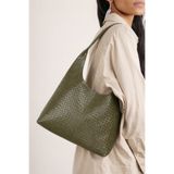 Housebags Örgü Yeşil Shopper Vintage Çanta 284