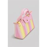 Housebags Pastel Dream Mini Çanta, Ayarlanabilir Askılı, Gold Detaylı, Pastel Degrade Mini El & Omuz Çantası