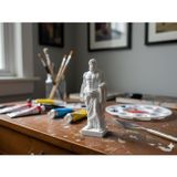 HOUSETREND Dekoratif Biblo Figür, Yunan Tanrı Heykeli – Figürin Modern Tasarım, Mini Masa Süsü, Beyaz, Ofis ve Ev dekorasyon hediye Greek God Statue – Figurine