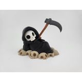 HOUSETREND dekoratif iskelet azrail figür ölüm meleği biblo hediyelik Reaper skull bad Skeleton Action Figure NO AMS