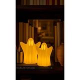 HOUSETREND Dekoratif Modern Sevimli Hayalet Figürlü Dekoratif Obje, Halloween Ev Dekorasyonu, 2'li Set, Beyaz, Plastik