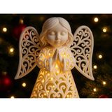HOUSETREND Dekoratif sevimli Biblo led mum için süs tarzında melek figürü. Angel in Ornament Style for an LED Tealight hediye süpriz