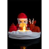 HOUSETREND Dekoratif sevimli yılbaşı temalı NOEL BABA tealight -Santa’s Bonfire - Table Lamp -STL-
