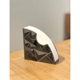 HOUSETREND filtre kahve kağıdı tutucu organizer geometrik desenli varyasyon V60 Coffee Paper Filter Holder Geometric (MODEL4)