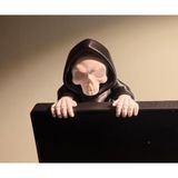 HOUSETREND PC Monitör aksesuarı Ölüm Meleği İzleme Arkadaşı figür biblo Grim Reaper Monitor Buddy