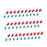 Housoutil 30'Lu 3D Karton Gözlük Paketi Kırmızı Ve Mavi Lensli Anaglyph Film Gözlük Beyaz Çerçeve Yetişkinler İçin Hafif Ve Taşınabilir Filmler Ve Videolar İçin Uygun