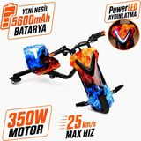 Hoverway Pro Drift Scooter – Premium Performans Serisi - Ice Fire