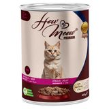 HOW MEOW 12 ADET JÖLELİ PARÇA ETLİ YETİŞKİN KEDİ YAŞ MAMASI BİFTEKLİ