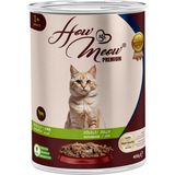 How Meow 12 Adet Premium Kuzu Etli Jöleli Yetişkin Kedi Yaş Maması Lezzetli Parça