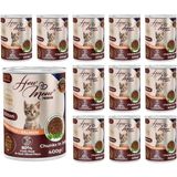 How Meow Yavru Kedi Somonlu ve Jöleli Konserve Mama 400 gr x 12 Adet - Standart