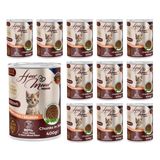 How Meow Yavru Kedi Somonlu ve Jöleli Konserve Mama 400 Gr x 12 adet