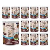 How Meow Yetişkin Kedi Balıklı ve Jöleli Konserve Mama 400 Gr x 12 adet