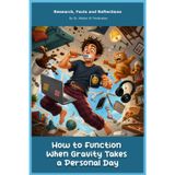 How to Function When Gravity Takes a Personal Day: Funny Gift - Notebook Pretending to be a Book | 6" x 9" (15.24 x 22.86 cm)| 200 empty lined pages, Quirky gift for your loved one or for yourself