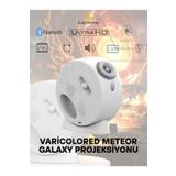 howear 4K HD Planetarium Varicolored Meteor Galaxy Projeksiyon 13 Seçenekli Işık Projeksiyonu