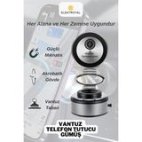 Howear Magsafe Özellikli Güçlü Mıknatıslı Vantuz Telefon Tutucu Ev Araç Her Zemine Uygun Telefon Tutucu - Gri