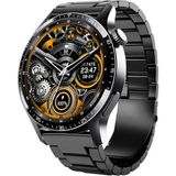 Howear Spor Klasik Siyah Arama Yapan Erkek Akıllı Saat Android&ios Huawei Iphone Uyumlu Kol Saati - 46 mm