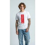Hoxie Unisex Düz Renk Dream Dijital Baskılı Bisiklet Yaka Basic Tişört - 0 Beyaz - 3XL