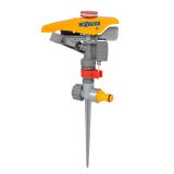 HOZELOCK - Titreşimli Sprinkler Plus 450 m²: Geniş alanlı Püskürtme Yağmurlama Sprinkler, Tamamen Ayarlanabilir, Küçükten Büyük Dairelere Su, Çimler ve Yerleşik Bitkiler İçin Mükemmel [2550 0000]