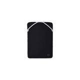 Hp 15.6" Çift Taraflı Fermuarsız Neopren Laptop Kılıfı Siyah Gümüş 2F2K5Aa