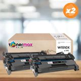 HP 151X W1510x Çipli 2'Li Paket 4003Dn -4003Dw-4003N-Mfp 4103-4103Fdn Muadil Toner