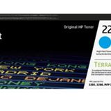 HP 222X-W2221X Mavi Yüksek Kapasiteli Orijinal Toner
