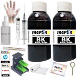 Hp 2546 2645 650 Kartuş Dolum Seti 2x100ml Siyah Mürekkep
